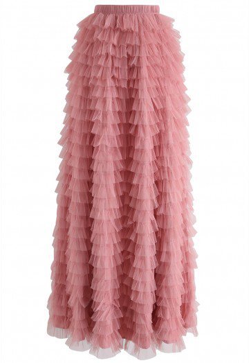 Chicwish pink skirt