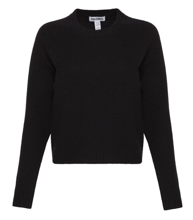 Black cashmere sweater