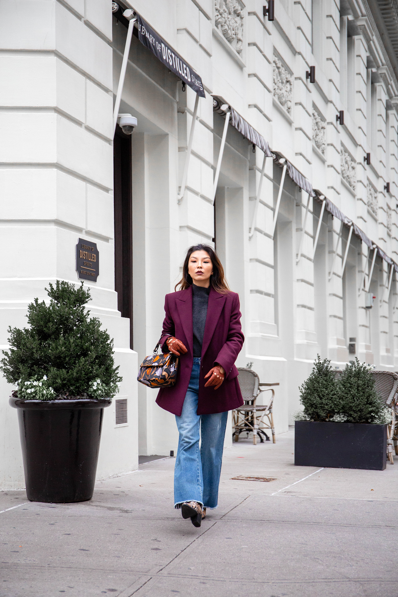 Burgundy and Cognac Fall Outfit — Suzanne Spiegoski