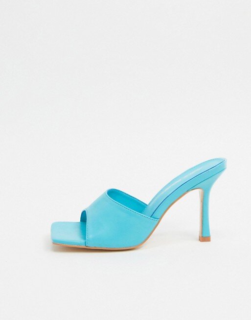 Harlow Turquoise Mules