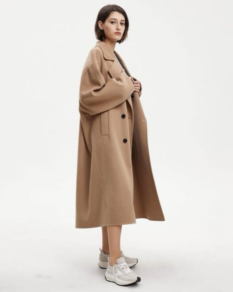 Tan winter coat