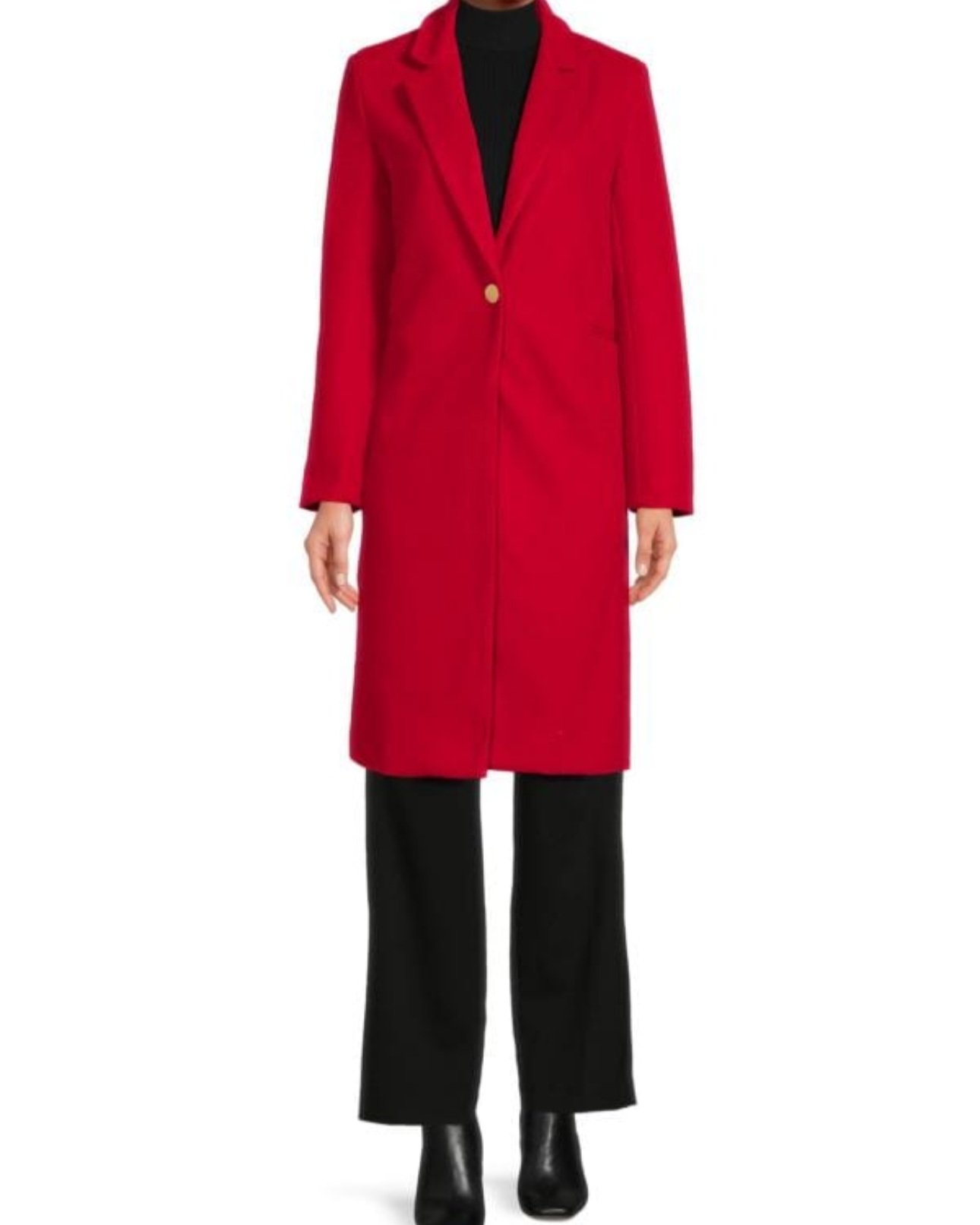 Red long coat
