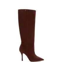 Brown suede boots