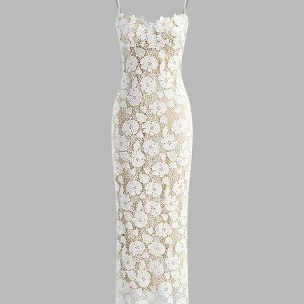 White lace dress