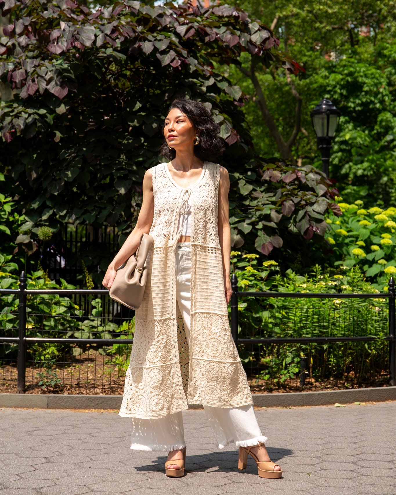 Crochet season ☀️🤍 @saachistyle

Scalloped edges and fringed ties, made to elevate any bohemian dream. ✨

shop my outfit on my&nbsp;@shop.Itk&nbsp;page and here: https://liketk.it/5fxGZ

#crochet #kimono #outfitinspo #summerstyle #lovecrochet #summe