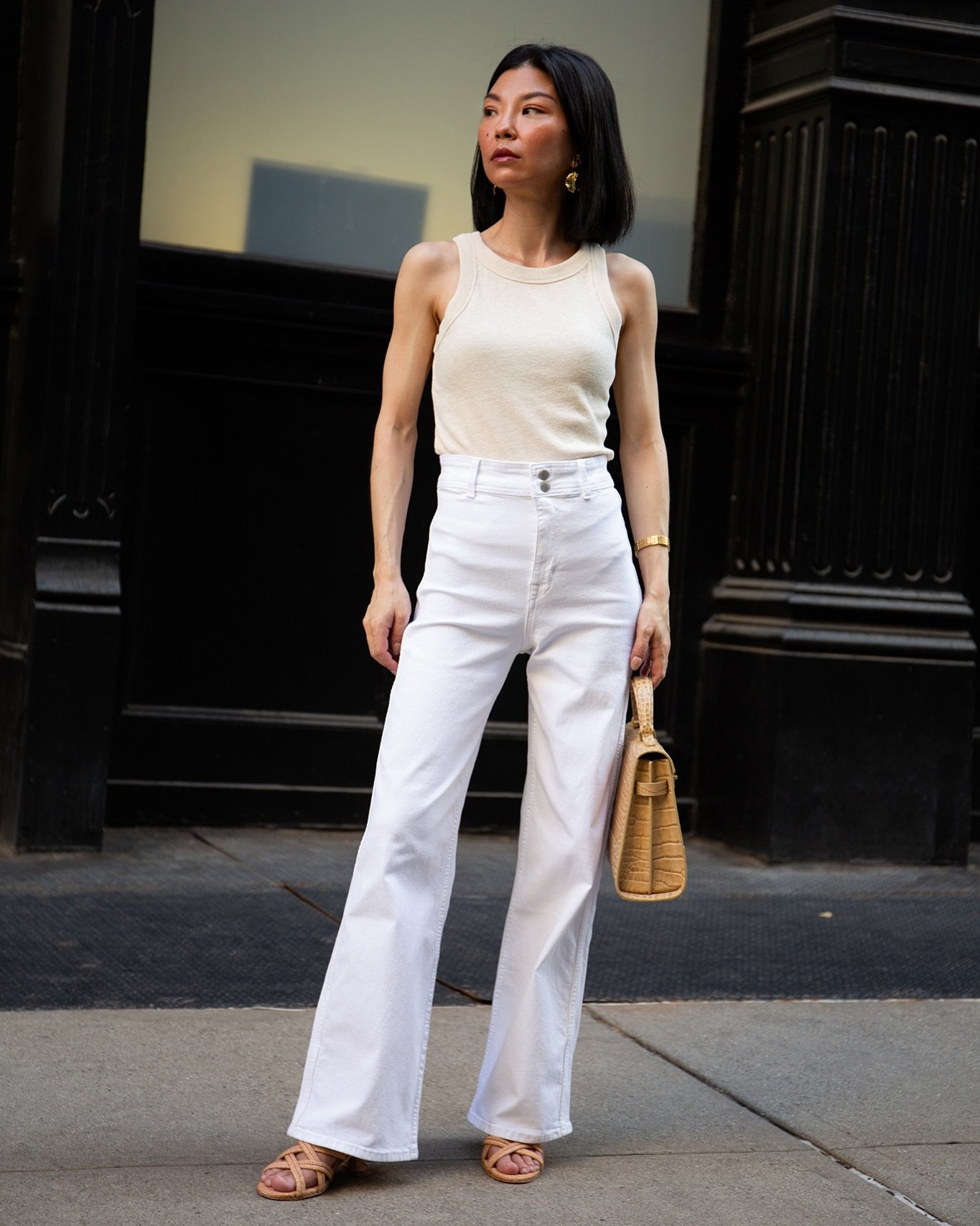2 Summer Denim Looks, one for the day and one for the night 🤍👖🖤 ad 
@BuffaloJeans core foundation is denim. Whether you want to push boundaries or make a bold statement, you can find individual, chic style. Which look is your favorite? Shop both o
