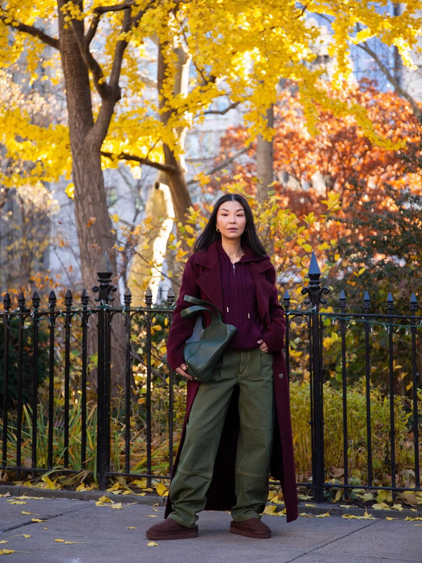 Serving fall colors and the comfiest vibes 🍂
Living in my @rebeccaallenny Sugar Slippers &mdash; featured on Oprah&rsquo;s Favorite Things for a reason 👀✨ Adjustable backstrap, soft-as-a-hug comfort, and a little platform moment? Yes please.

Use m