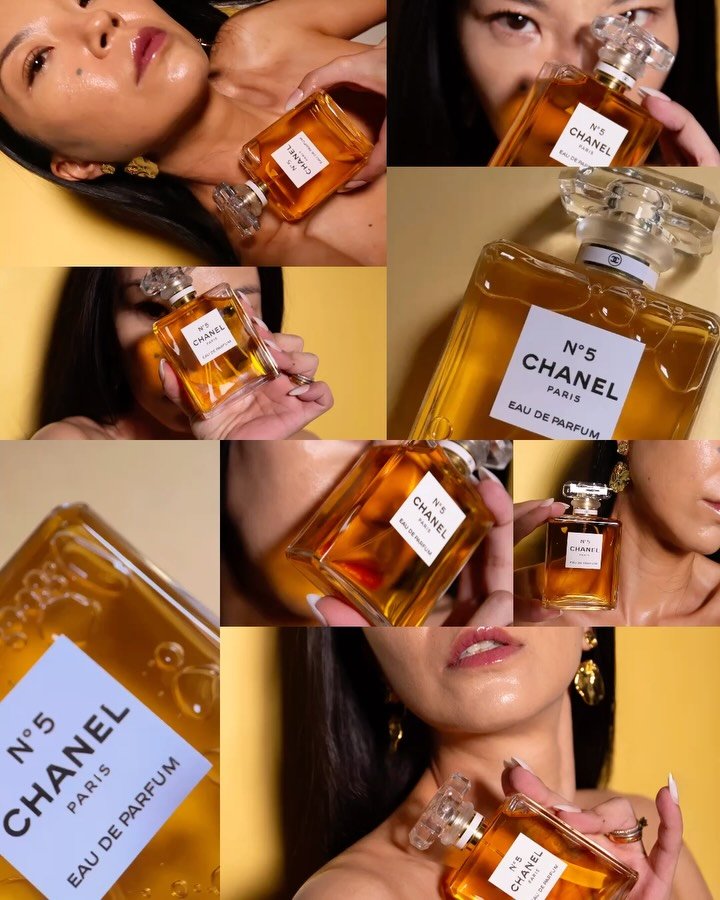 Soft light. Bare skin. Timeless scent. ✨🧡@chanel.beauty @welovecoco 
There&rsquo;s something about Chanel No. 5 that transforms a moment into a mood&mdash;sophisticated, unmistakable, and endlessly iconic. Known for its signature aldehydic brightnes