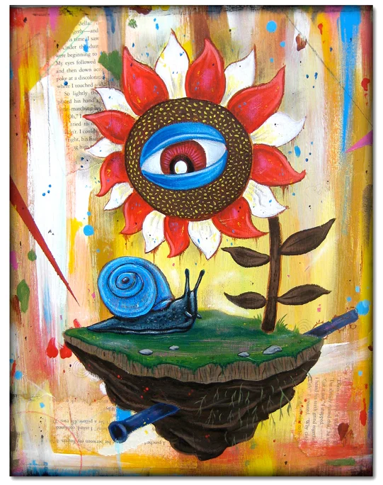 New Friends - 2013 - Acrylic on wood panel