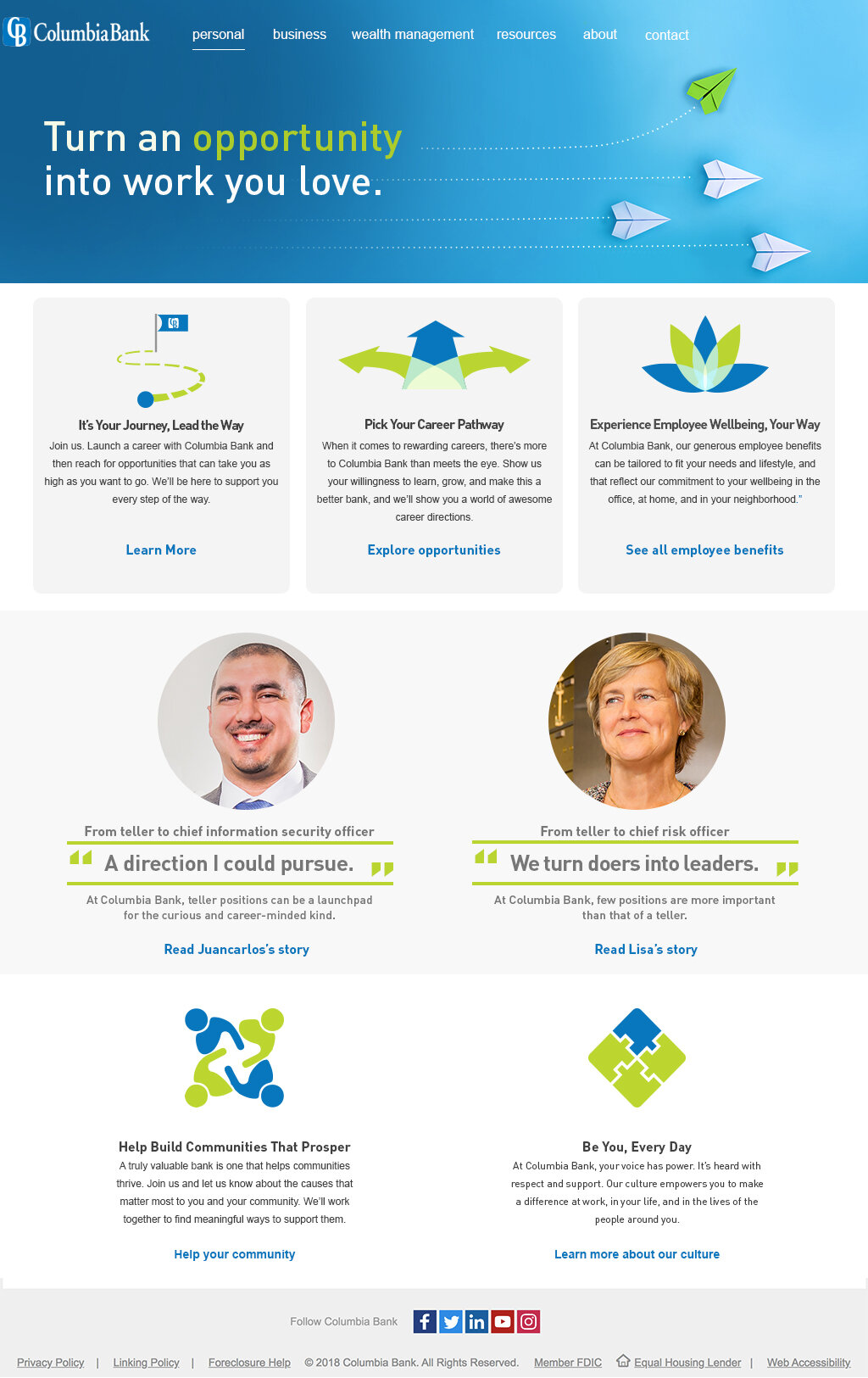 Career Landing Page