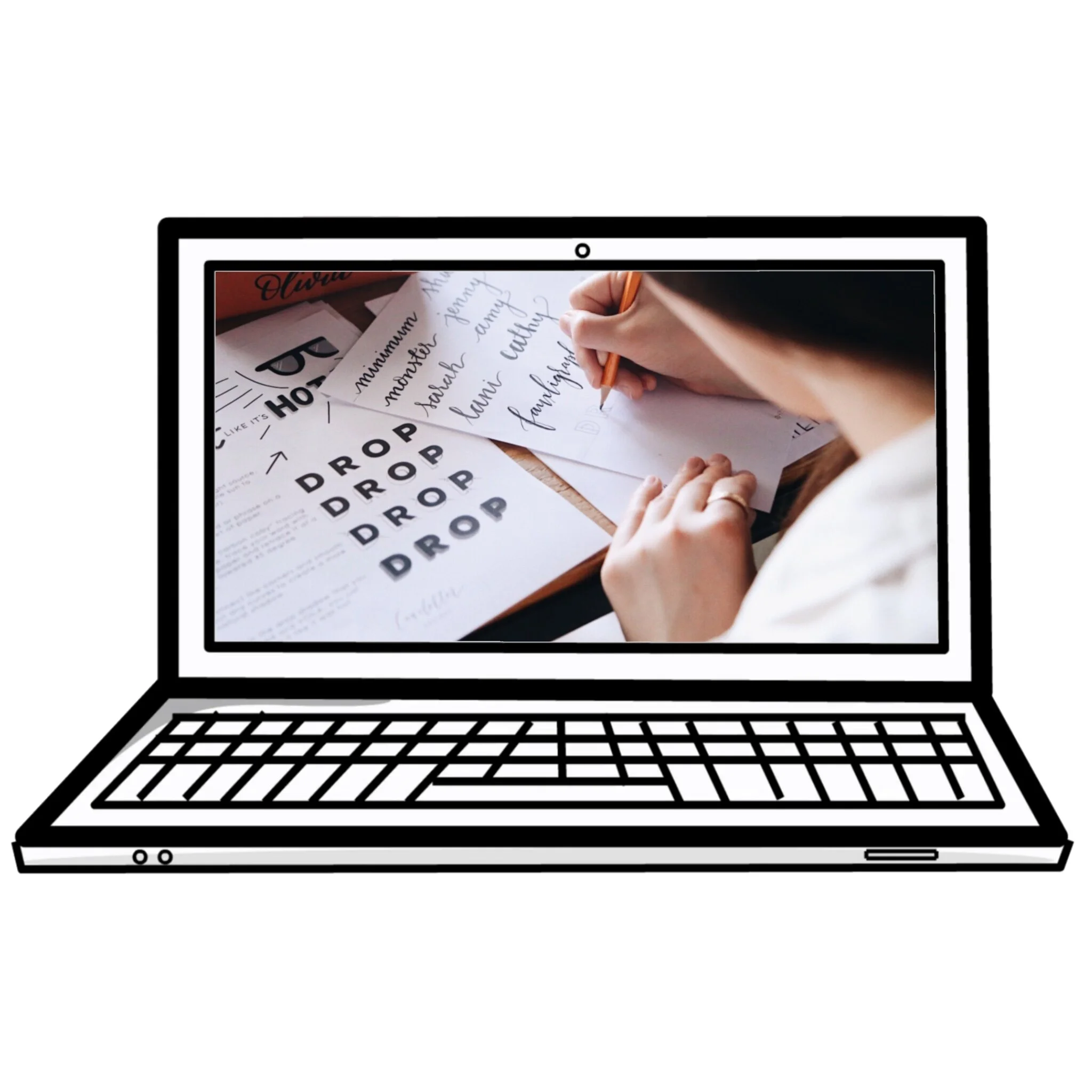 3/21/21 (SUNDAY) - ONLINE LETTERING WORKSHOP