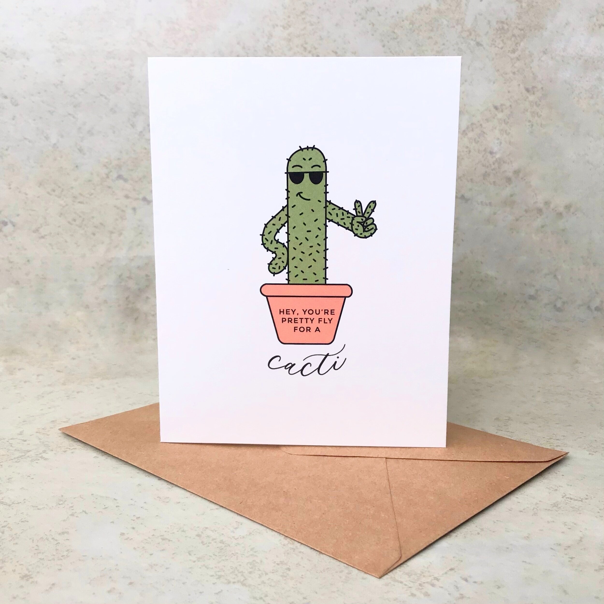 CACTI GREETING CARD