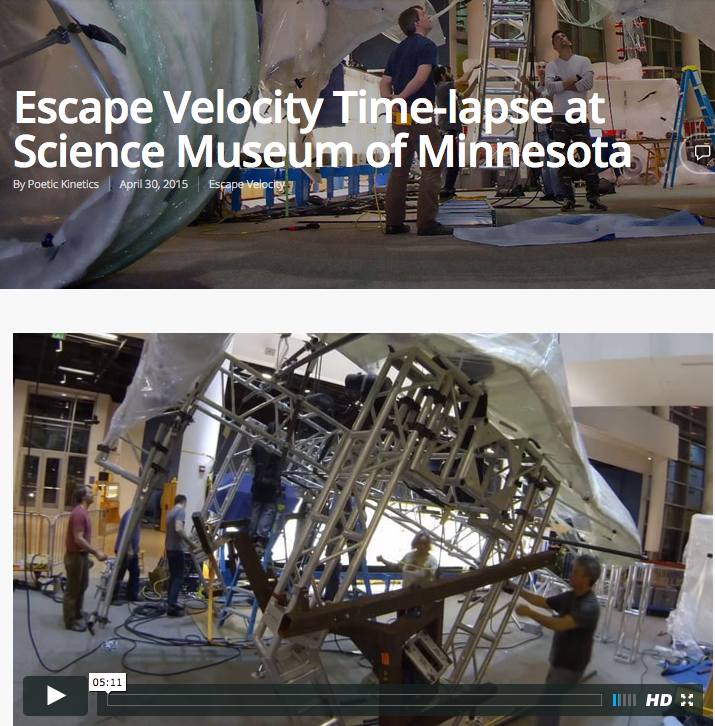 Escape Velocity at Science Museum of Minnesota