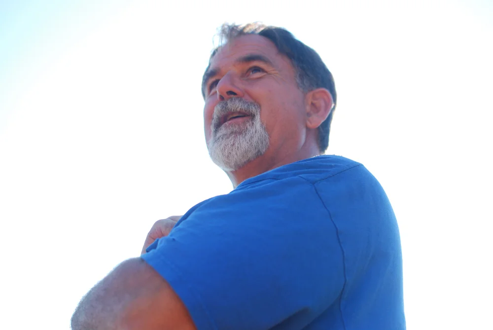Murray Brett, father of the farming Brett board. Photo by me.