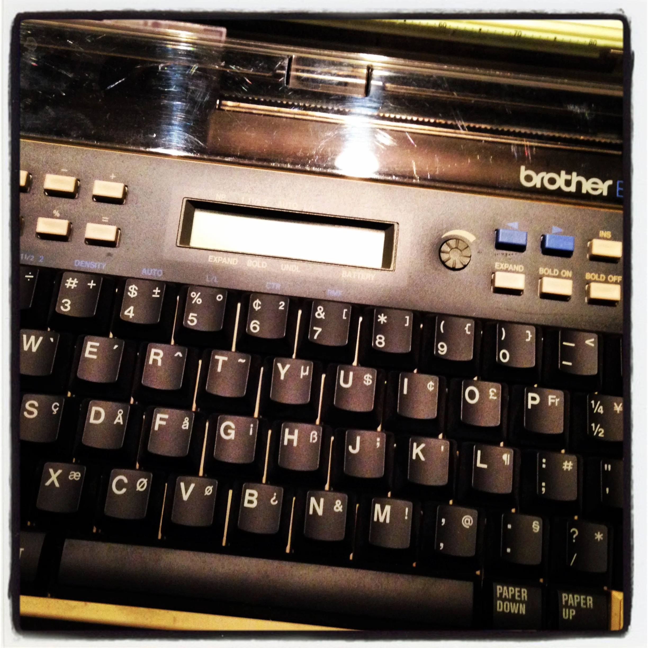 I also just got this sweet 1985 Word Processor, though I haven't quite figured out how to fit it into my workflow yet.