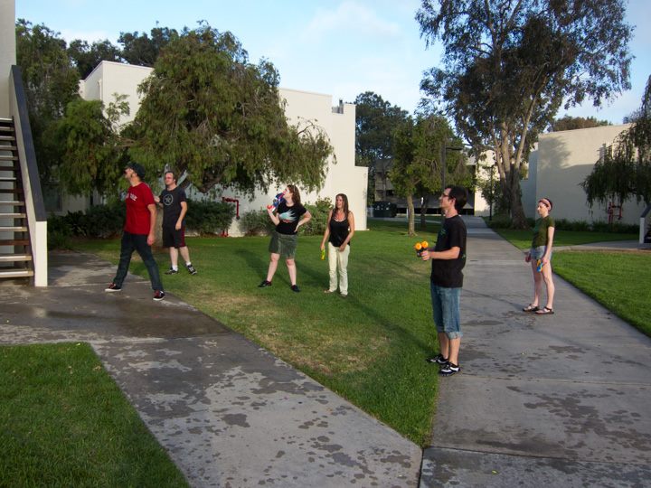 Team Clarion 2013 vs. Robert Crais & Kim Stanley Robinson in The Most Epic Watergun Fight Of All Time
