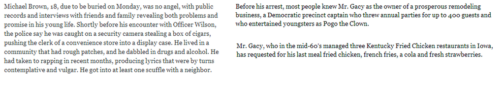 Before his arrest, most people knew Mr. Gacy as the owner of a prosperous remodeling business, a Democratic precinct captain who threw annual parties for up to 400 guests and who entertained youngsters as Pogo the Clown. Mr. Gacy, who in the mid-60s managed three Kentucky Fried Chicken restaurants in Iowa, has requested for his last meal friend chicken, french fries, a coal and fresh strawberries.