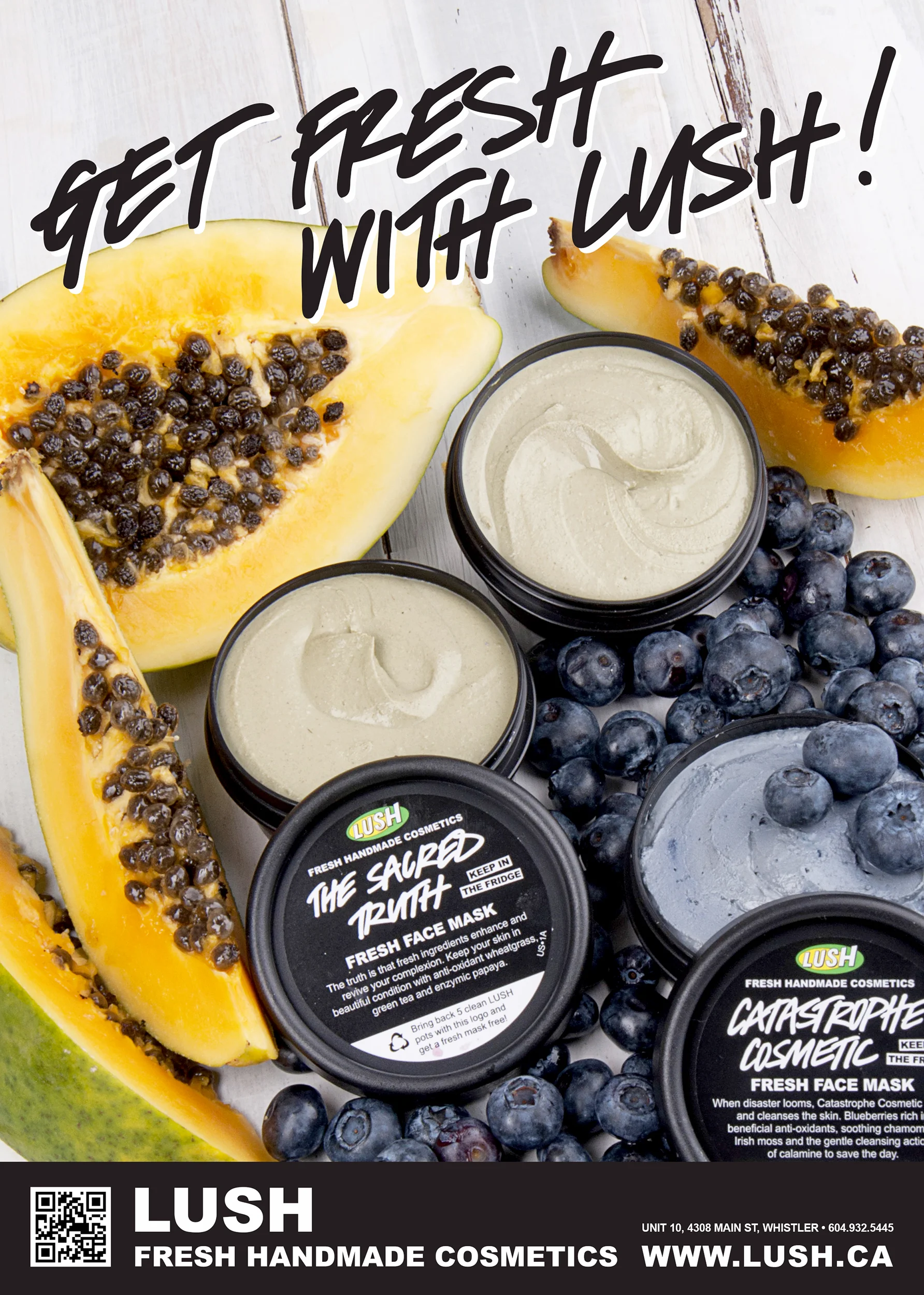 Print Ad for LUSH Cosmetics