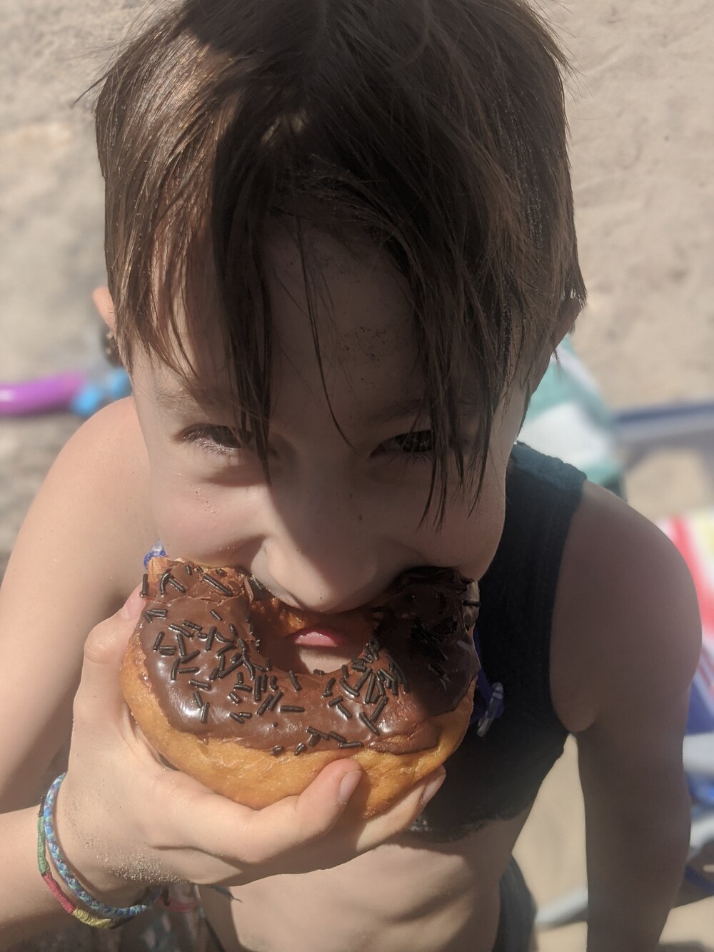 Fresh Donuts on the beach