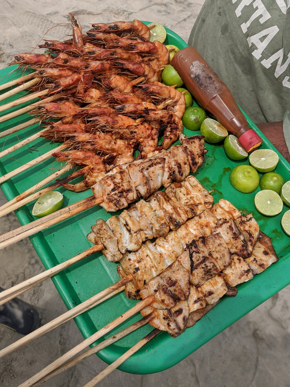 Grilled chicken + shrimp