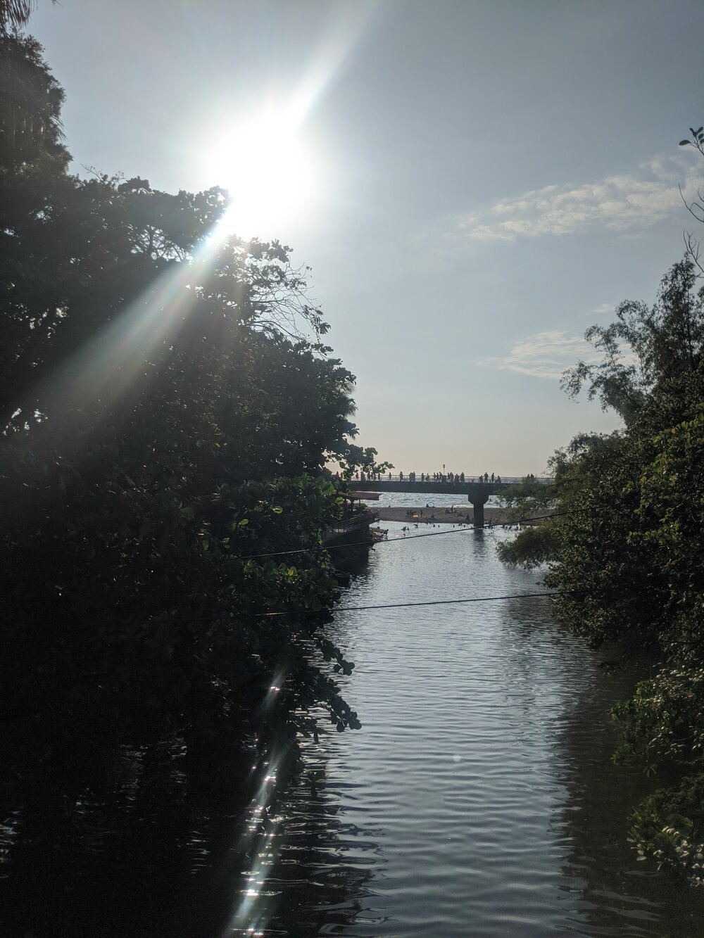 View along the Rio Cuale