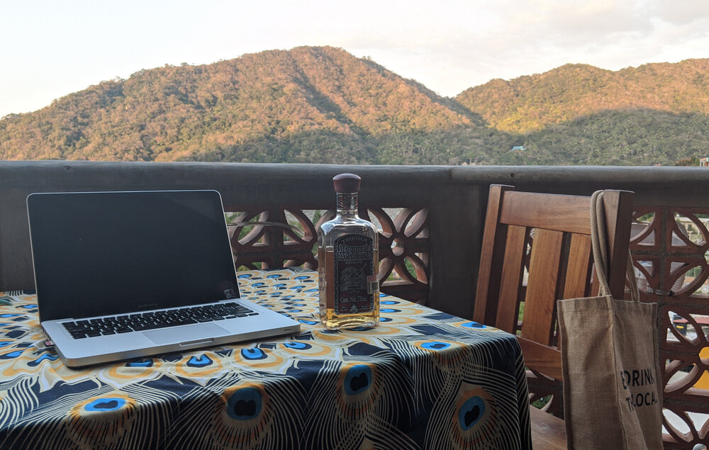 Our view from Yelapa apartment