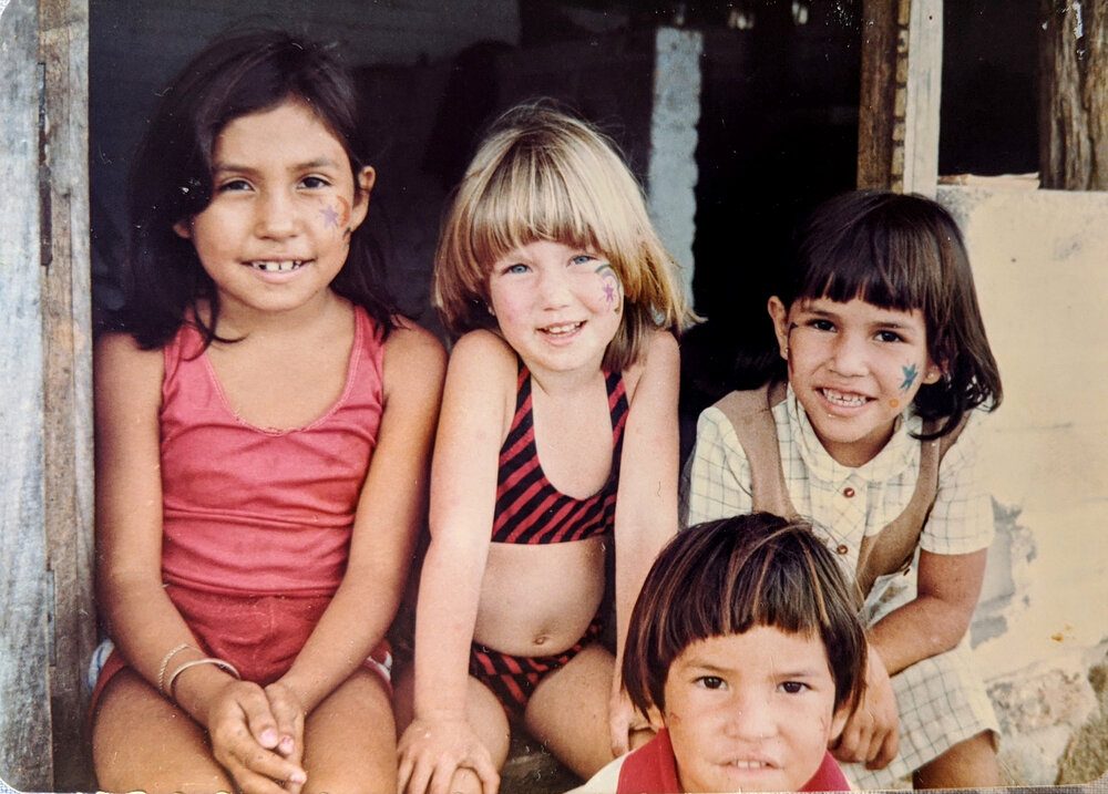 When I was four with friends in Yelapa