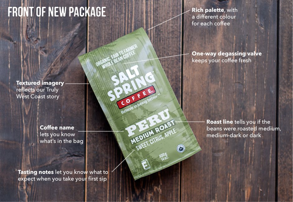 PACKAGING DESIGN // SALT SPRING COFFEE