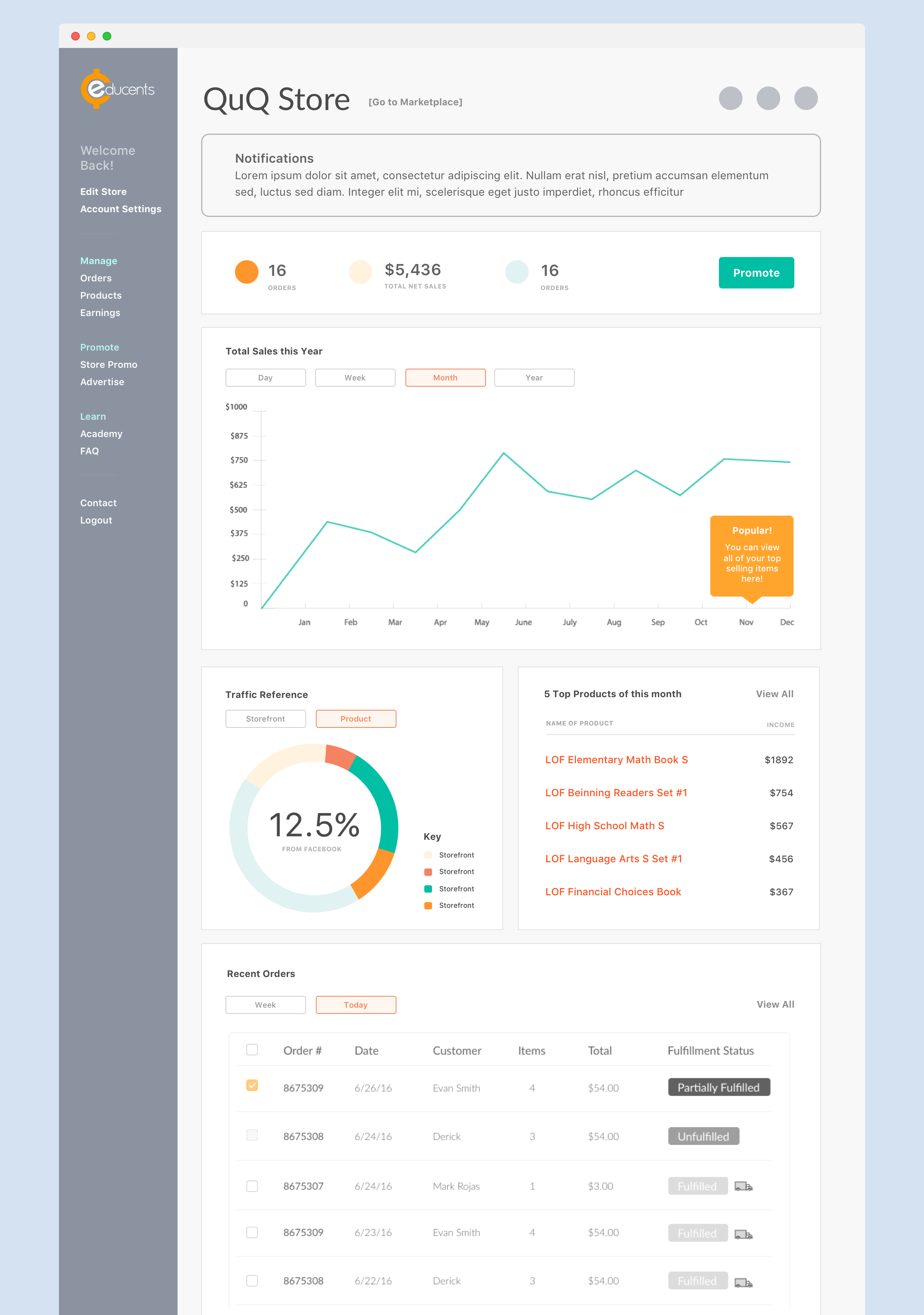 Medium-Fidelity Mocks by Grace Kuk
