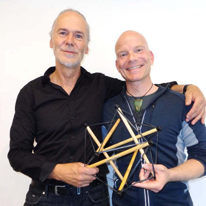 Markus with Dr. Robert Schleip at the Fascia Seminar in Germany