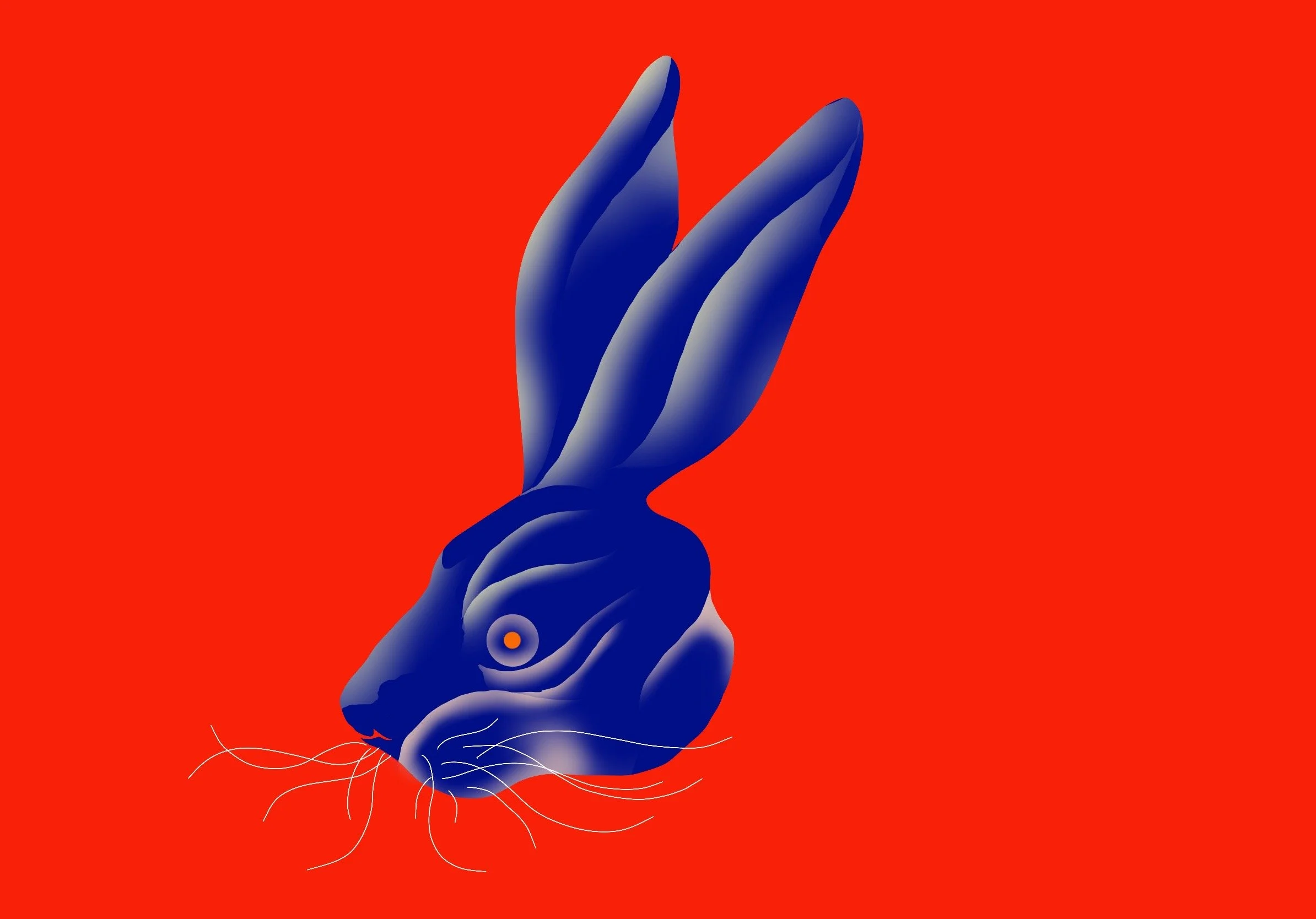  “HARE” / Digital Painting / 2388 × 1668 / 2023 