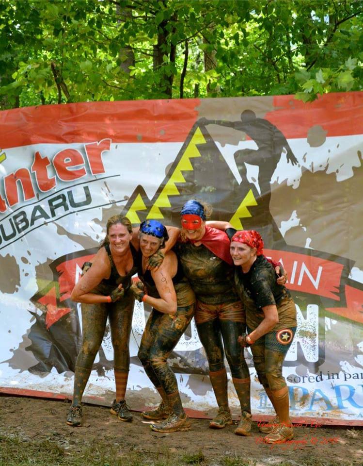 I love running and participating in races and recently I discovered the world of mudruns and the teamwork they require, the fun of dressing up as superheros and getting all muddy. Angie Brose