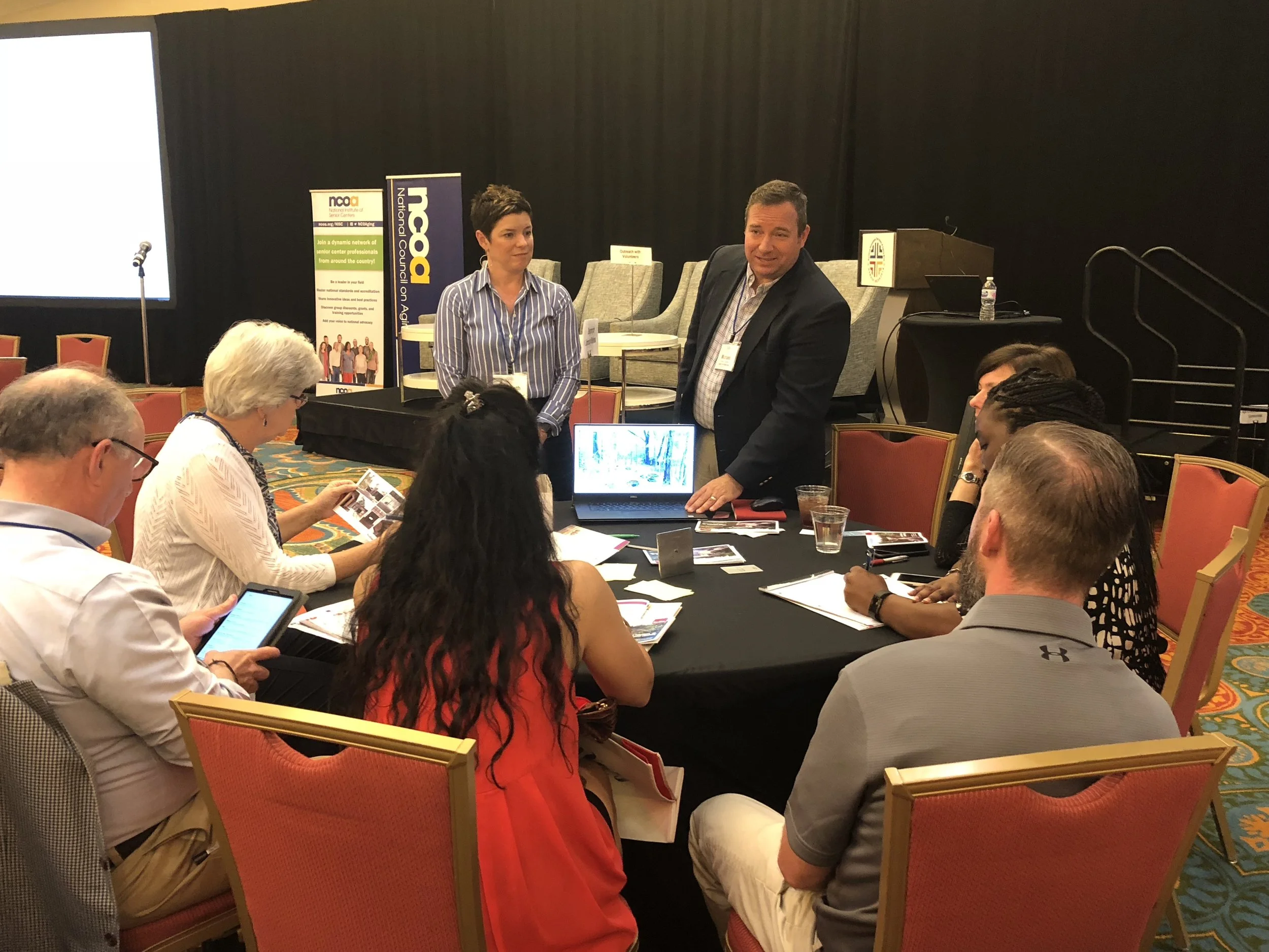 Michael Edwards & Elizabeth Bernat Lead Roundtable at 2018 NANASP/NCOA