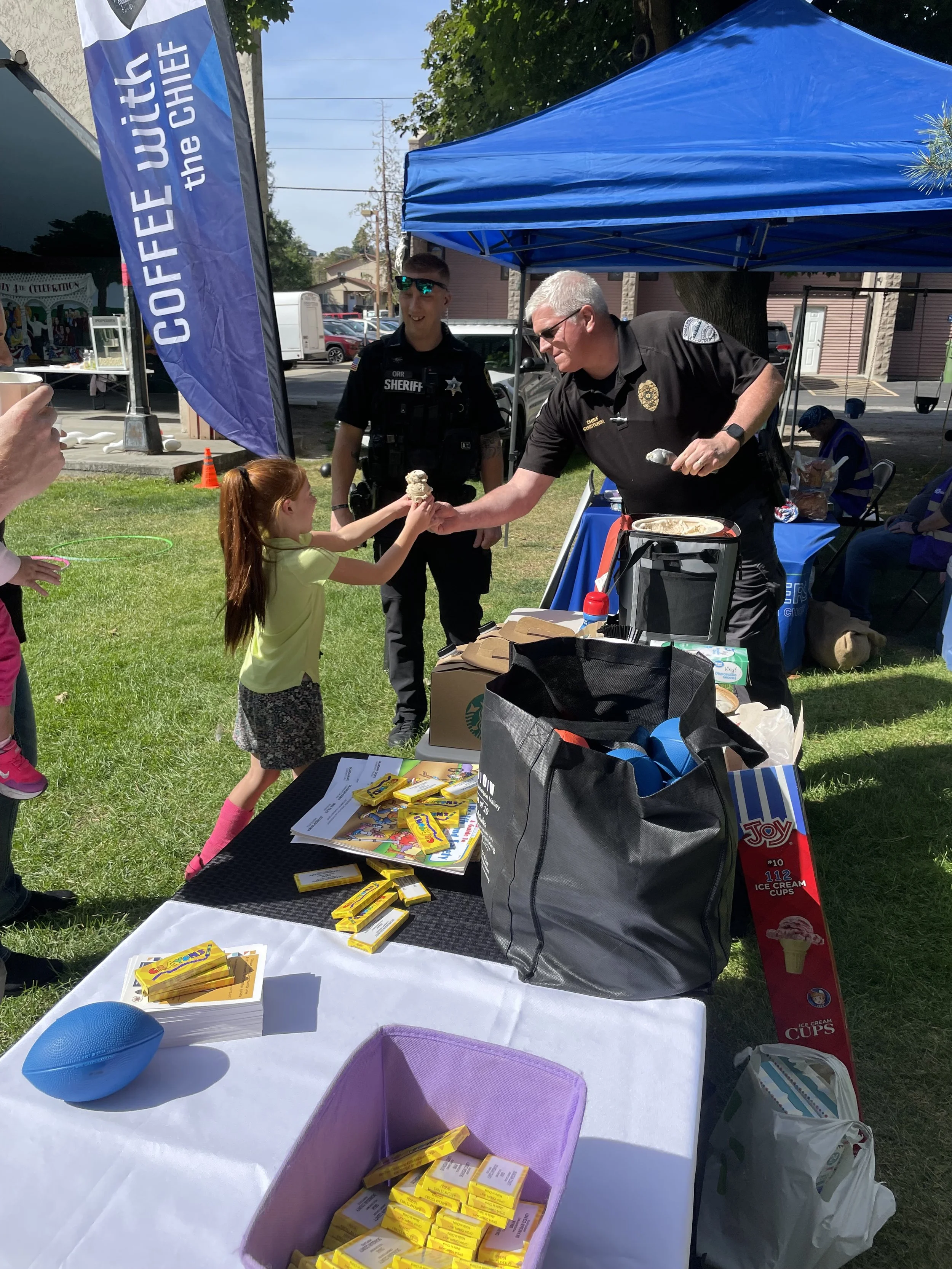 OPD and OCSO at "Family Fun Day in the Park"