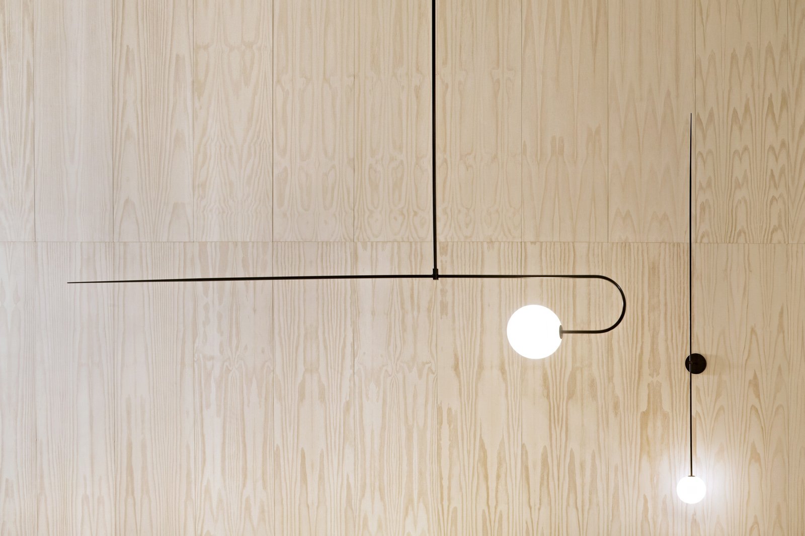 modern mobile chandelier pendant in brass by michael anastassiades