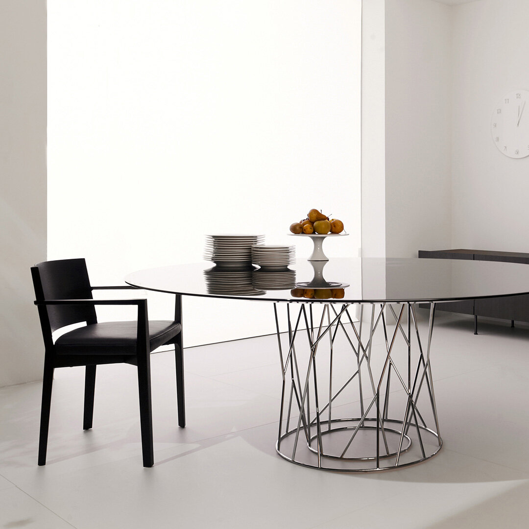 Synapsis table round_Porro_dining table_indoor — West | Out East