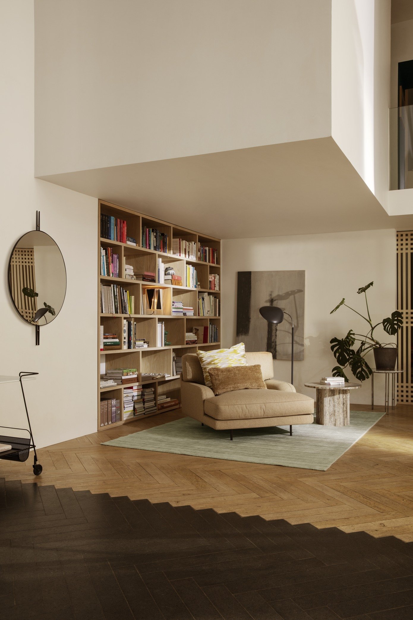 IOIWallMirror_FlaneurLoungeChair-Cushions_CobraFloorLamp_EpicCoffeeTable_IOICoffeeTable_On.jpg