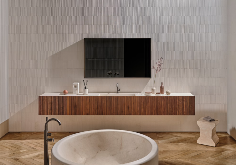 ADDA WALL-MOUNTED INTEGRATED BASIN
