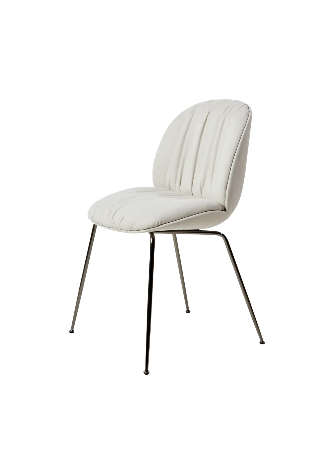 10140828_F3Q_Beetle+Soft+Dining+Chair_Black+Chrome+Base_GUBI,+Reales+001.webp