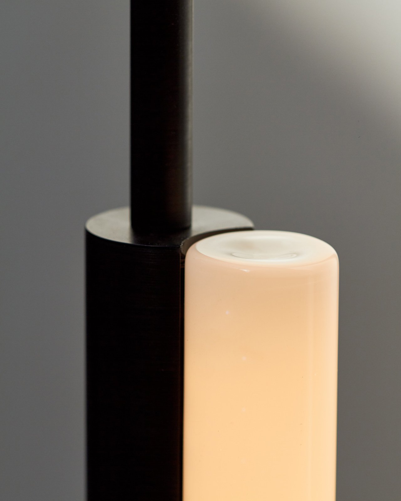 modern metal pendant tube light by Michael Anastassiades