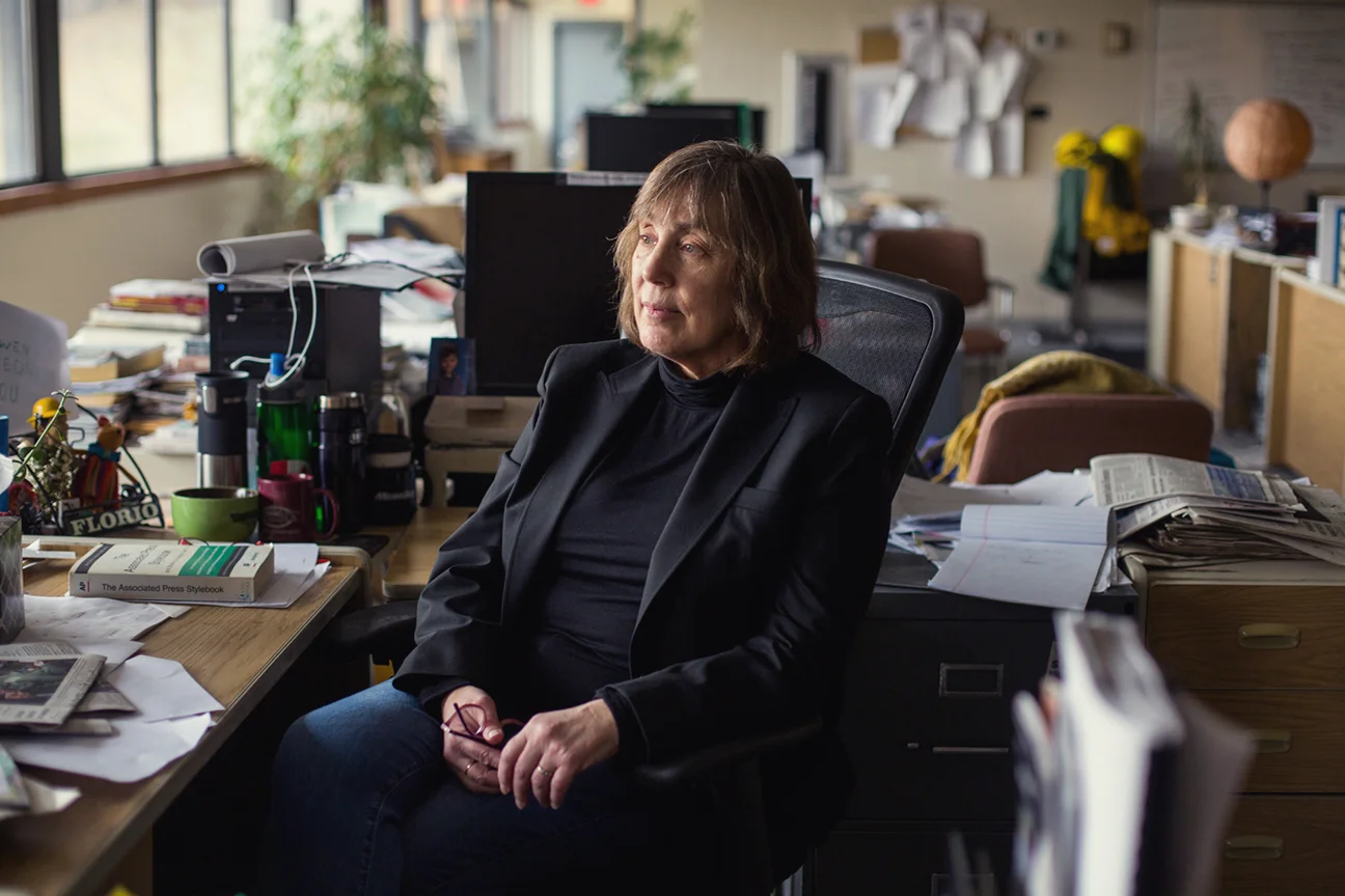 Reporter Gwen Florio first broke the story of the rape allegations. 