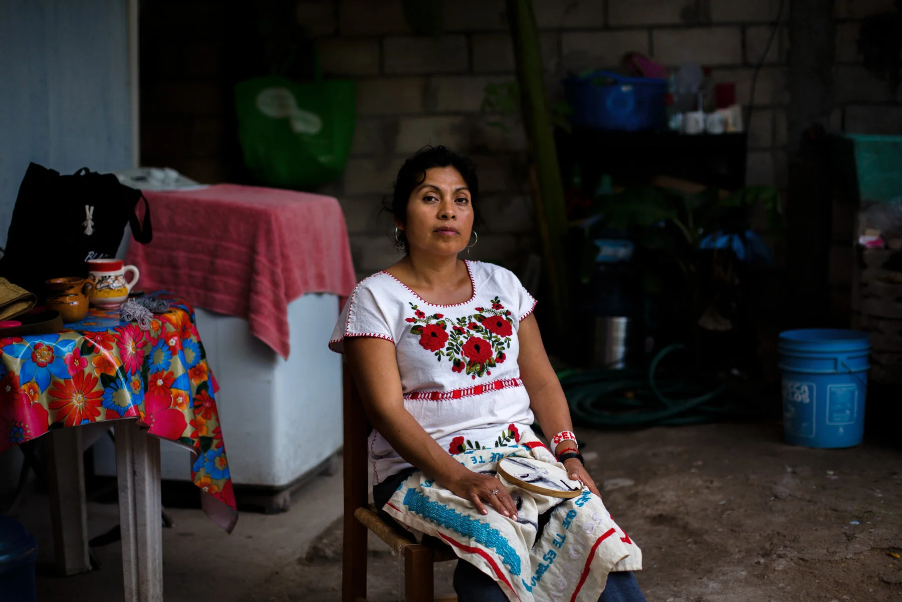 Cristina Bautista Salvador, mother of Benjamín Ascencio Bautista.