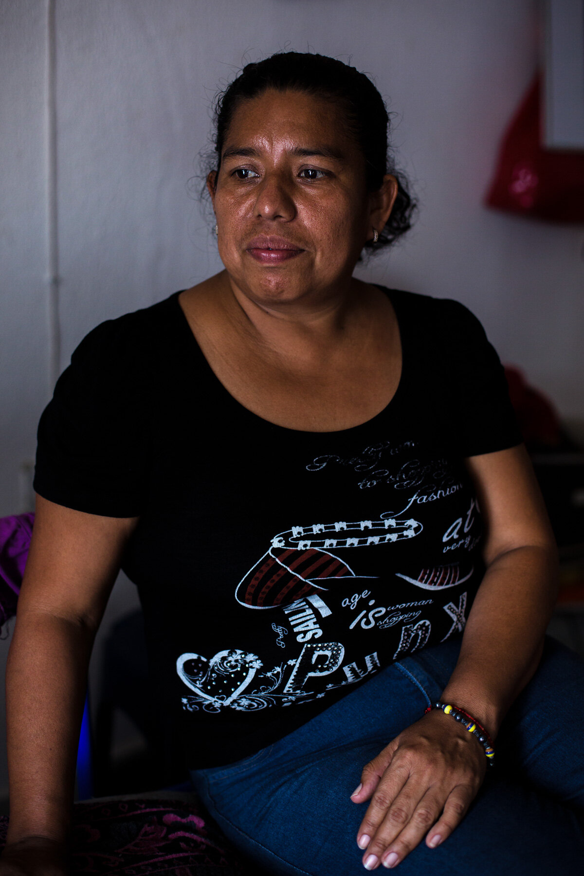 Inés Gallardo, mother of Daniel Solís Gallardo, one of the six people killed. 