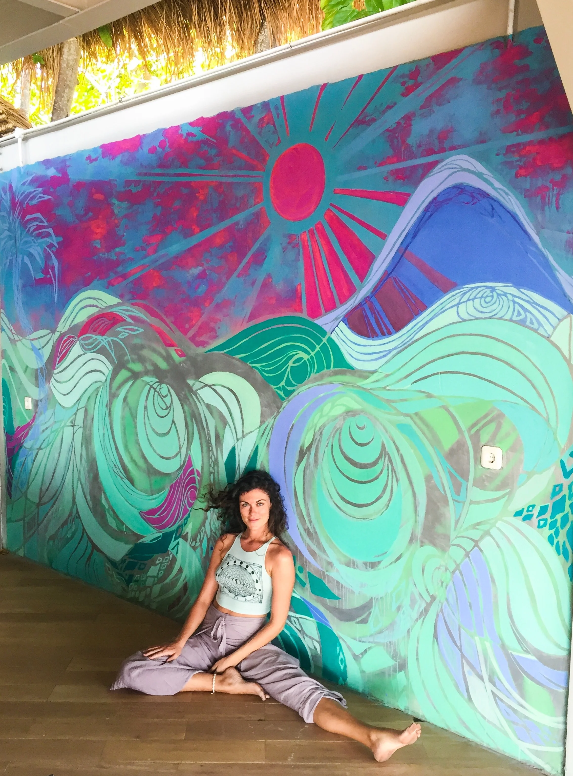 Love Letter To Gili Air // Mural at Mowie’s on Gili Air, Indonesia