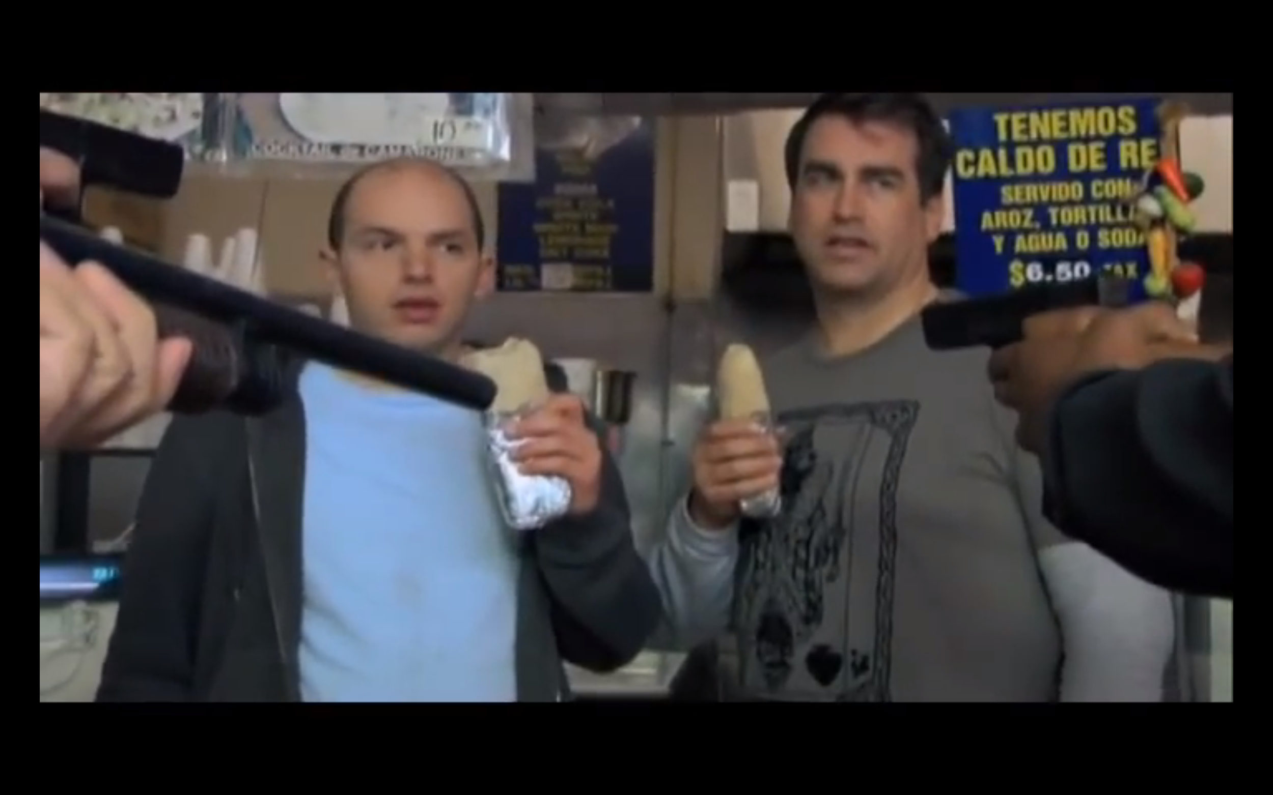 Paul Scheer and Rob Riggle in "Designated Driver"