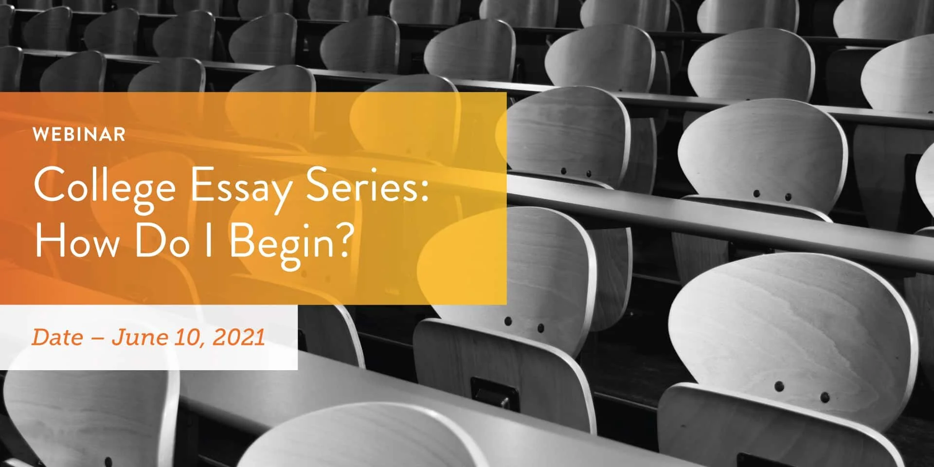 College Essay Series: How do I begin?