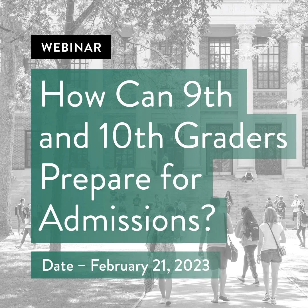 How Can 9th and 10th Graders Prepare for Admissions?