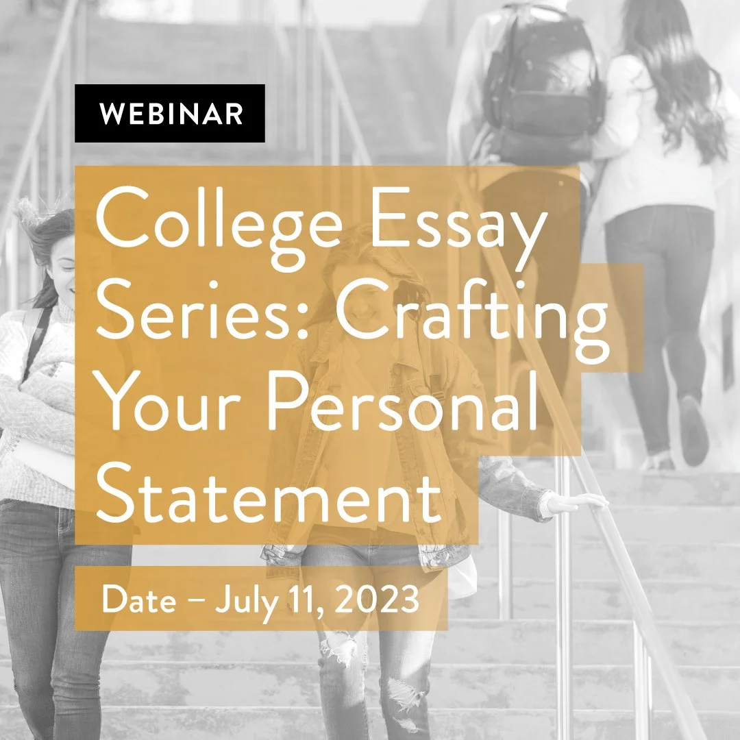 College Essay Series: Crafting Your Personal Statement