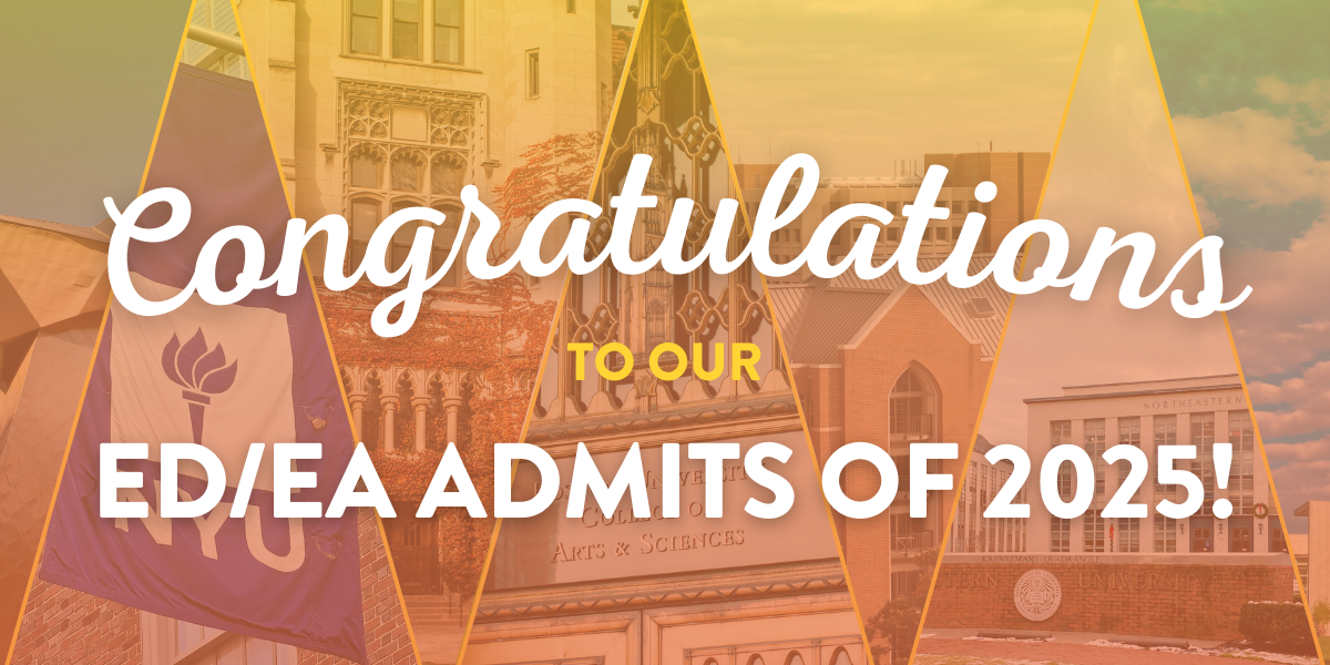 Congratulations to Our ED/EA Admits of 2025!