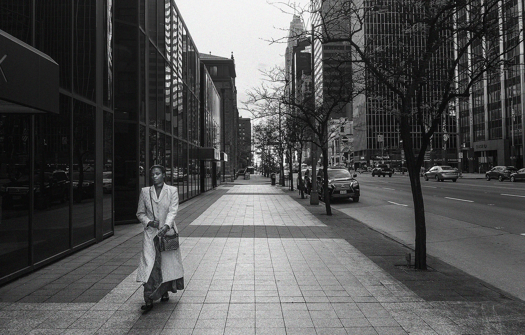 East Broad Street, Downtown Columbus, Ohio. May 14, 2016.